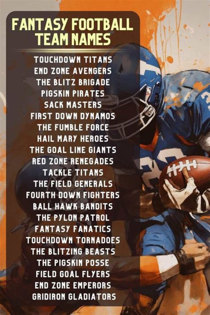 Creative And Fun Barbie Fantasy Football Team Names