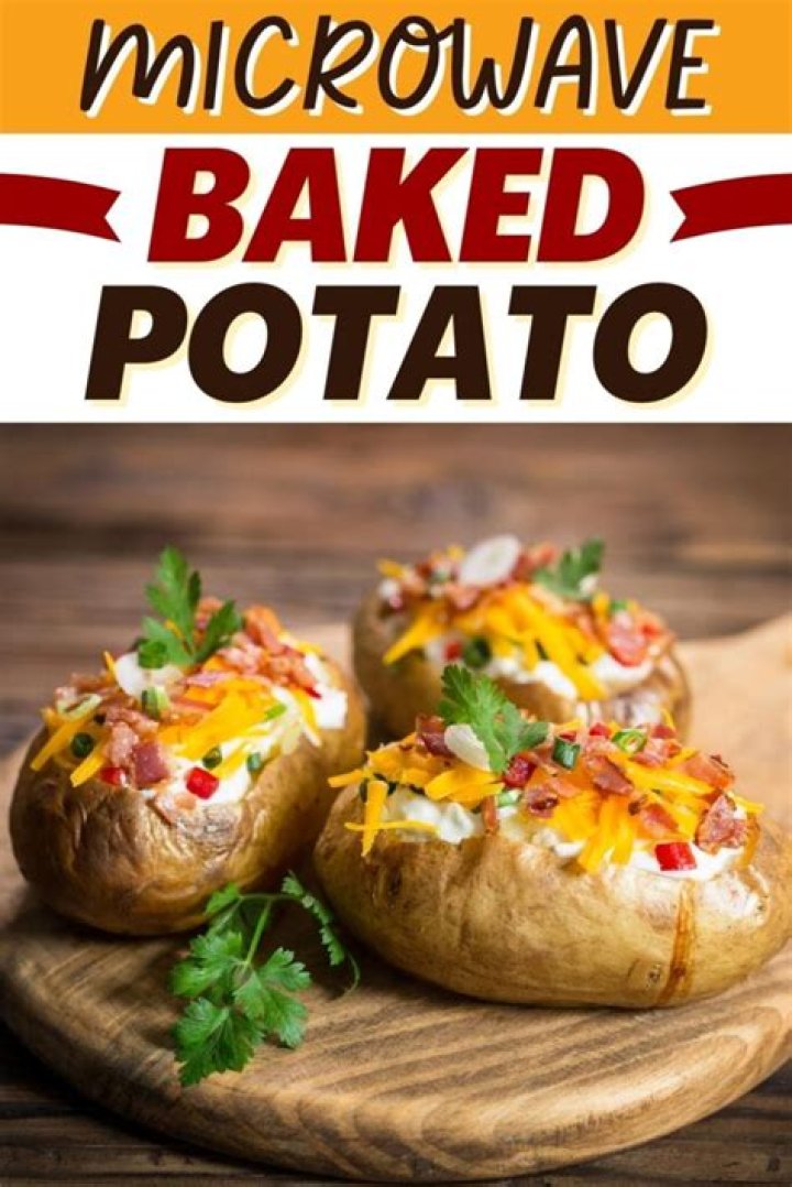 Deliciously Quick: Baked Potato In Microwave With Plastic Bag