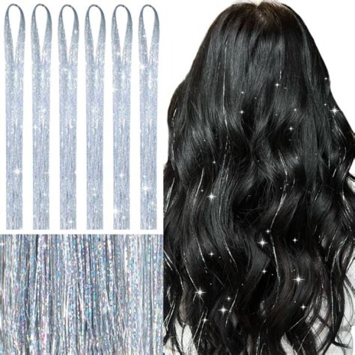 Glimmer And Glam: The Allure Of Hair Tinsel With Beads