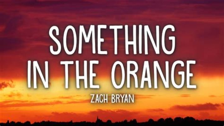 Unraveling The Essence Of "In The Orange Lyrics"